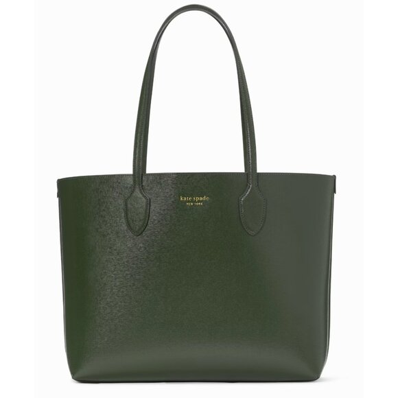 New Kate Spade Bleecker Large Saffiano Leather Tote Bonsai Tree - Picture 2 of 6